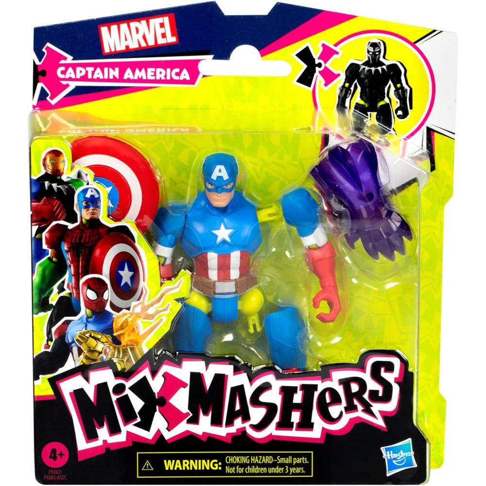 MixMashers Marvel Captain America Avengers Mix-And-Match Action Figure