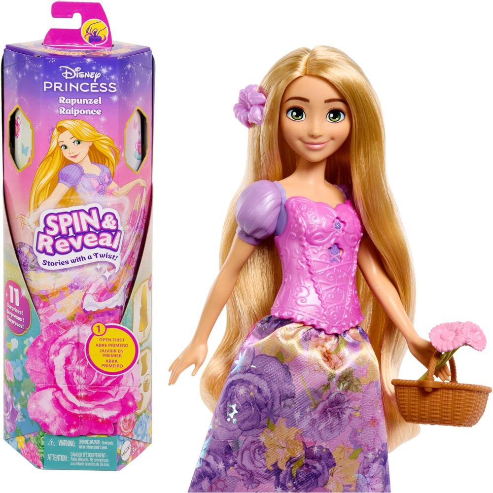Disney Princess Spin & Reveal Rapunzel Fashion Doll Disney Princess Spin & Reveal Rapunzel Fashion Doll