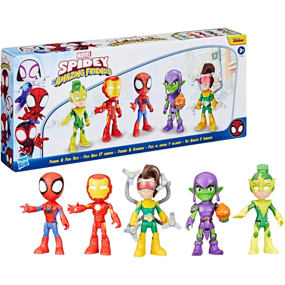Spidey and His Amazing Friends Friends & Foes 4-Inch Pack
