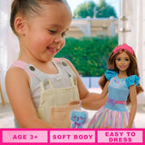 Barbie My First Barbie Core Doll - Brunette with Bunny