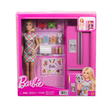 Barbie Doll and Kitchen Buildup