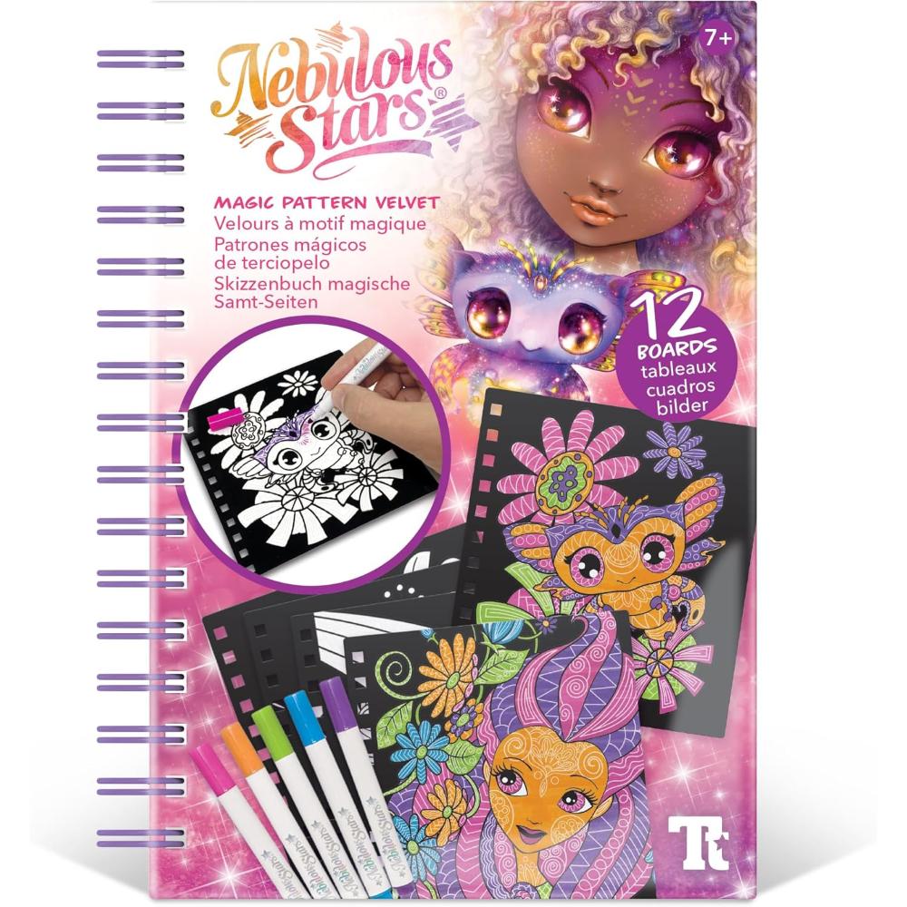 Nebulous Stars Small Creative Book Magic Pattern Velvet