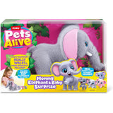 Zuru Pets Alive Mommy Elephant Baby Surprise