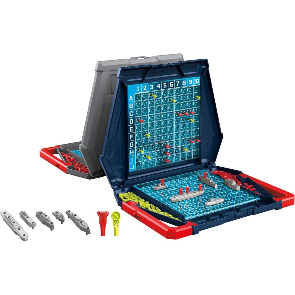Hasbro Gaming Battleship Shots – Gioco Da Tavolo Della Battaglia Navale Con Palle Saltellanti – Spara E Affonda La Flotta, Età 5+