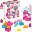 Mega Bloks First Builders Building Bag 60pcs Pink