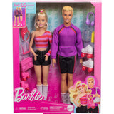 Barbie Fashionistas Set with 2 Fashion Dolls & 6 Accessories