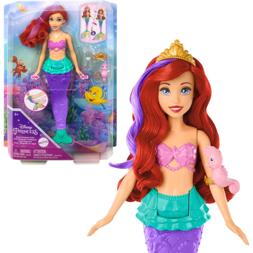 Disney Princess Swim and Splash Ariel Feature Doll