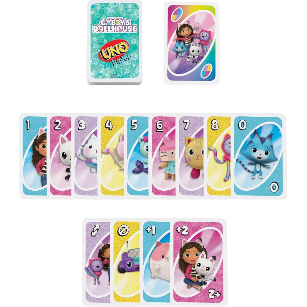 UNO Junior Gabby’s Dollhouse Card Game UNO Junior Gabby’s Dollhouse Card Game