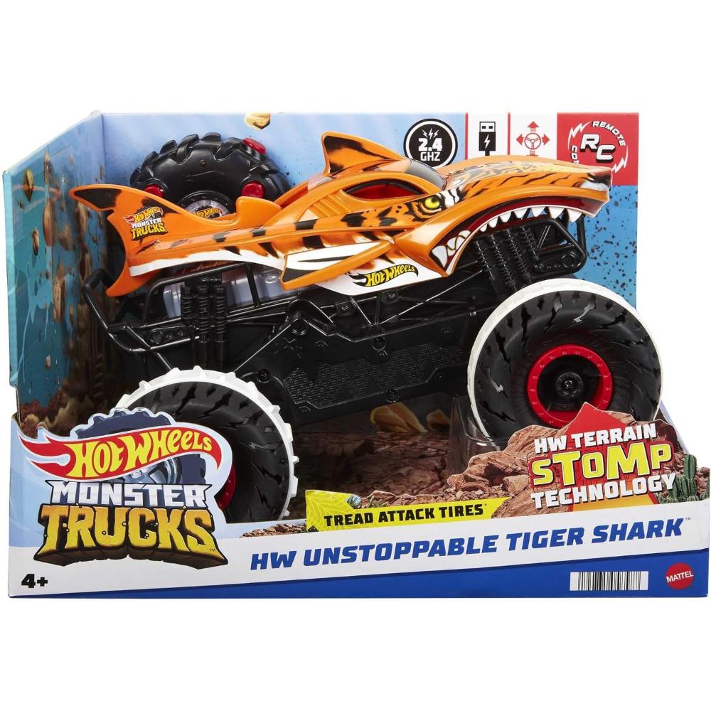 Hot Wheels R/C 1:15 Monster Truck Tiger Shark Hot Wheels R/C 1:15 Monster Truck Tiger Shark