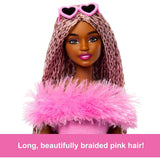 Barbie Deluxe Style Barbiecore Doll in Brown and Pink Braids