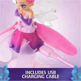 Crystal Flyers Interactive Magical Flying Toy Doll with Crystal Wings