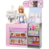 Barbie Coffee Shop Playset With Blonde Barista Barbie Doll