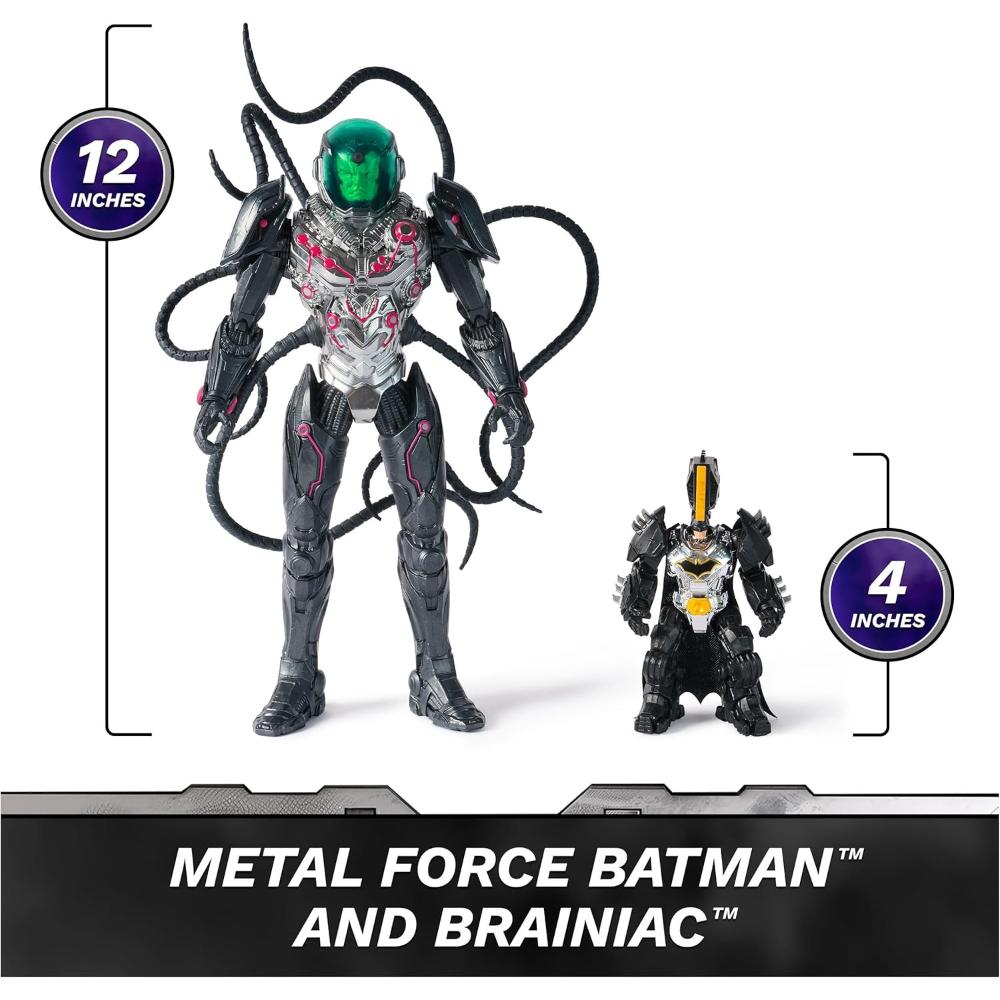 DC Metal Force Brainiac vs. Batman Action Figure Pack
