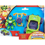 Iron Man and His Awesome Friends Marvel Iron Hulk Action Figure & Vehicle