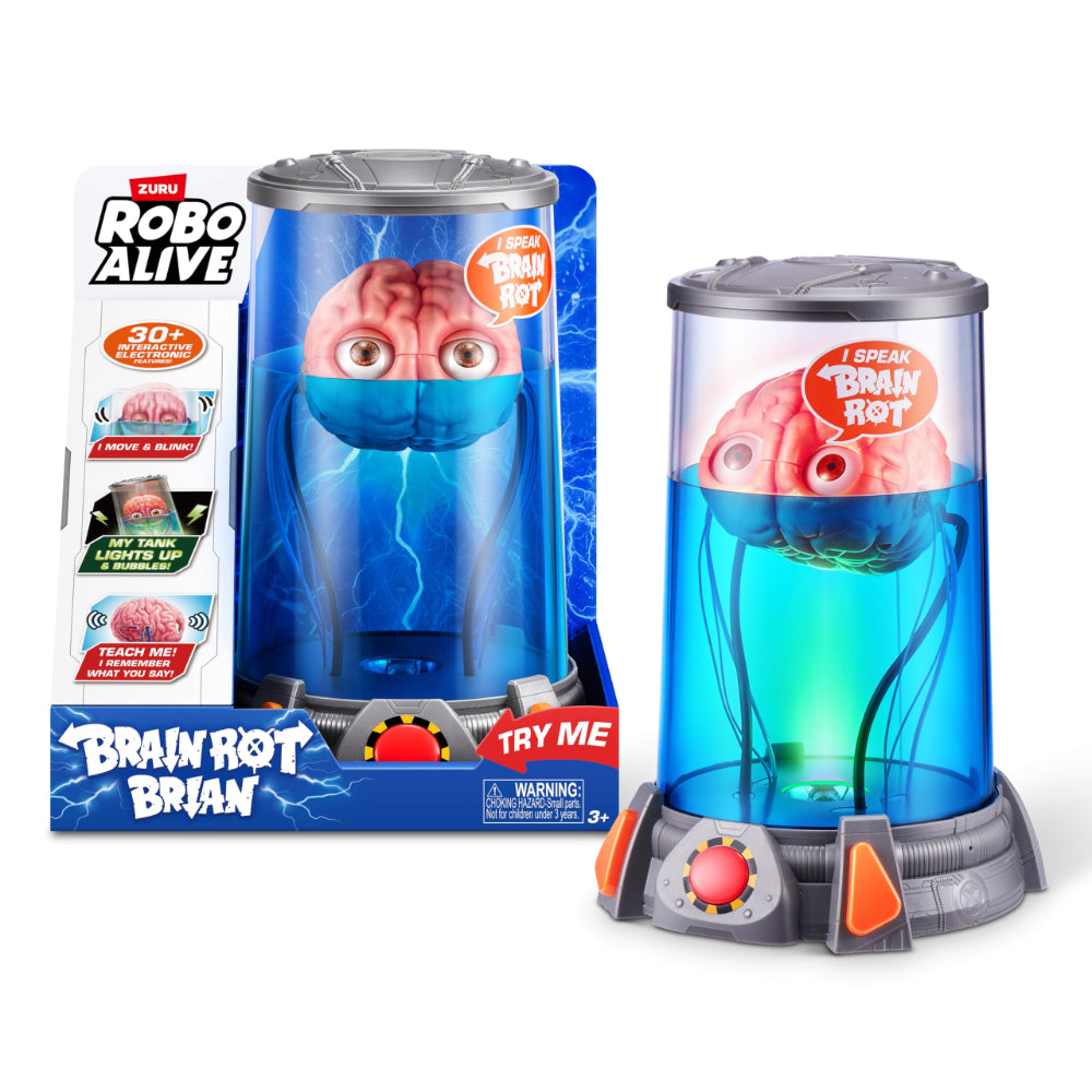 Robo Alive Brain Brain Rot Brian