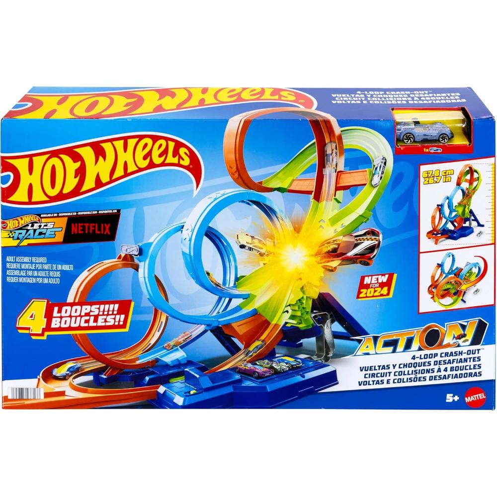 Hot Wheels Action Endless Loop Boosted Set