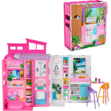 Barbie Getaway Doll House With Barbie Doll