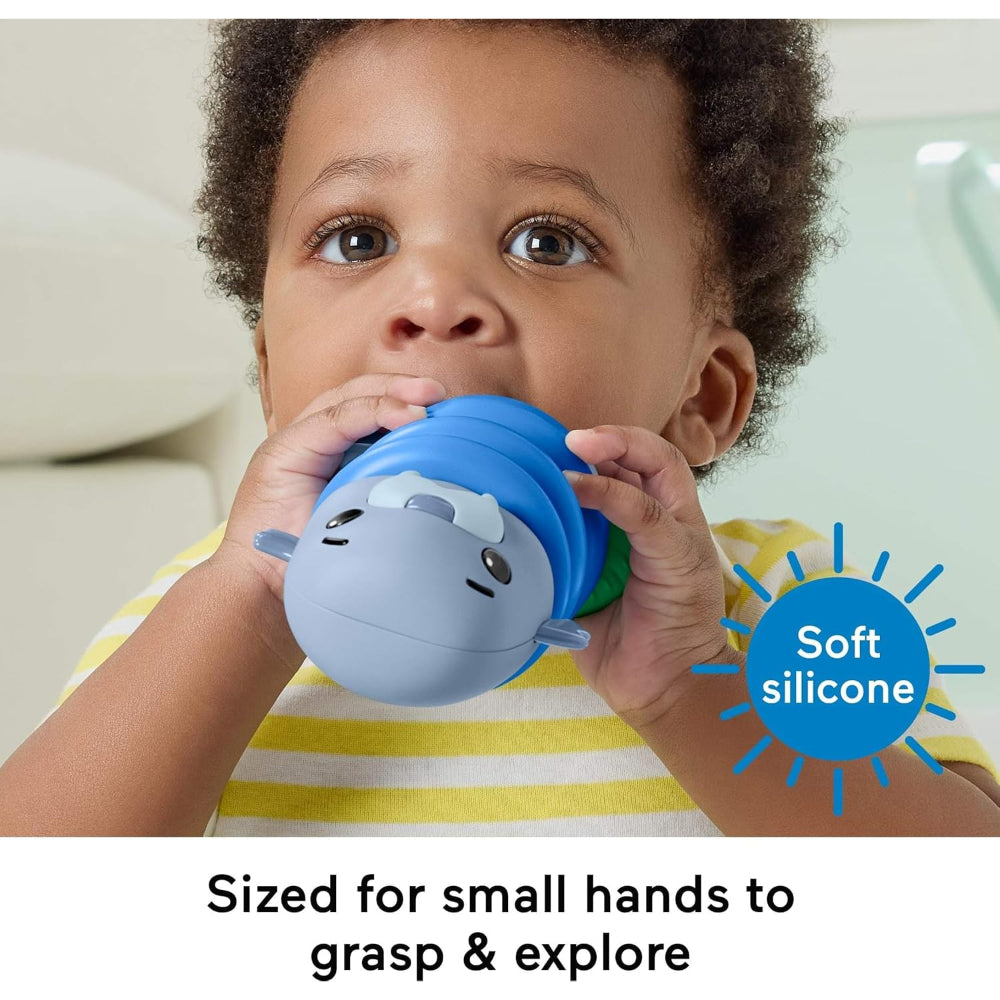 Fisher-Price Squishseas Silicone Rattles Assorted
