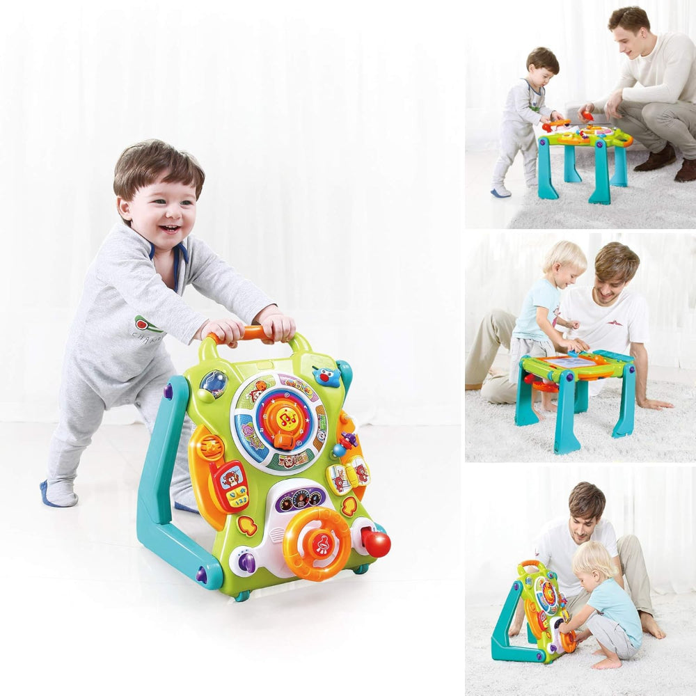 Hola 3-in-1 Baby Walker and Activity Table with Light & Music