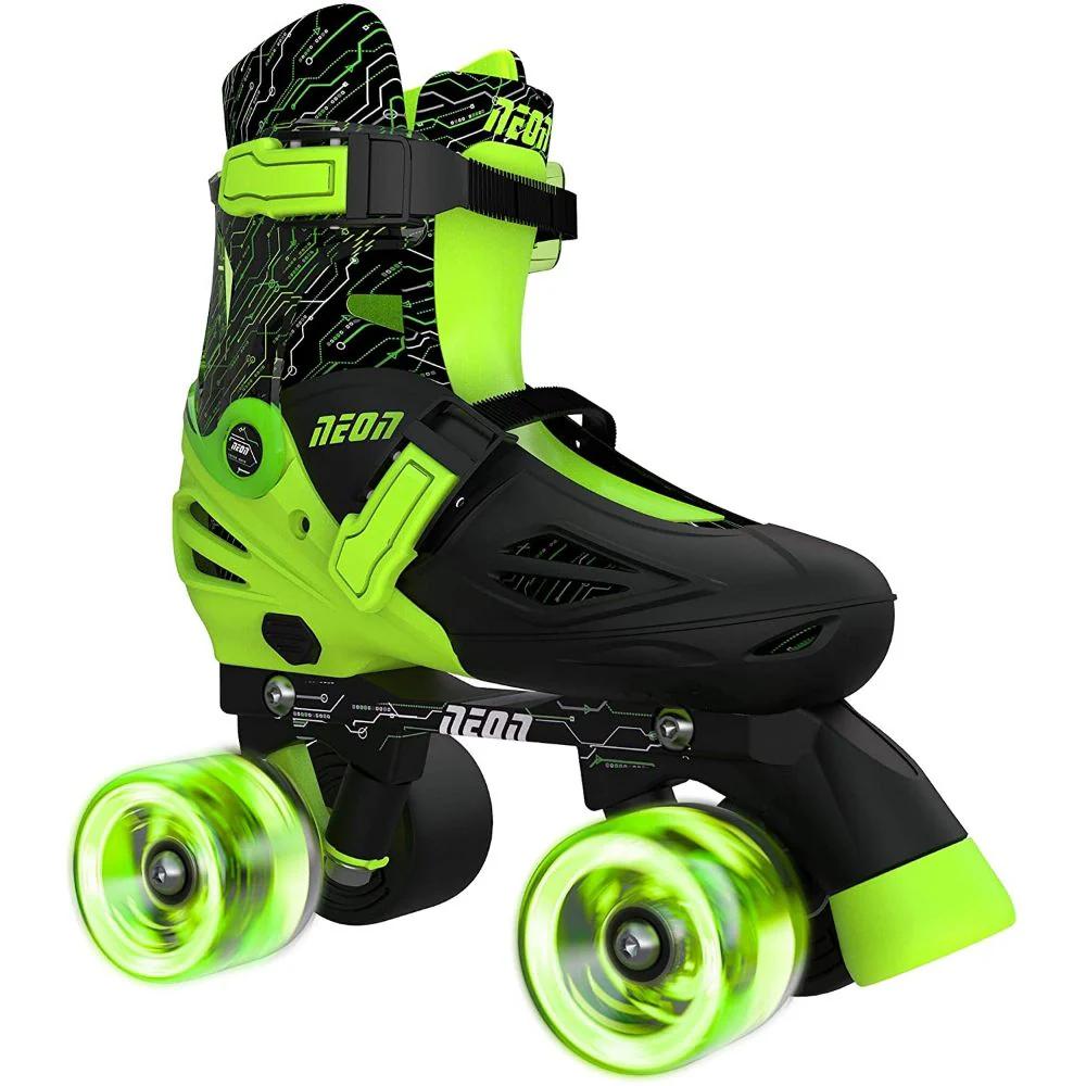 NEON COMBO SKATES SIZE 36 GOTEKI GREEN