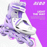 YVOLUTION TWISTA SKATES 12J 3 PURPLE