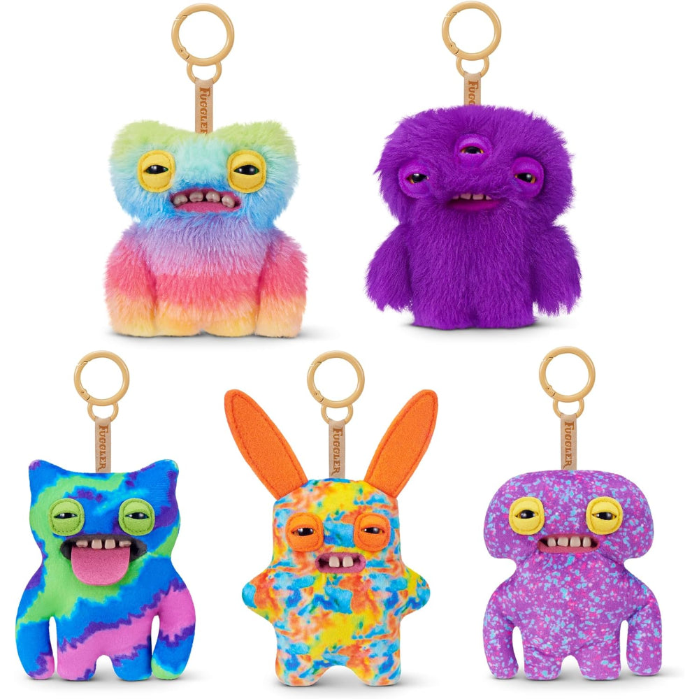 Fuggler Non Licensed Mini Series 6 Plush Keyrings