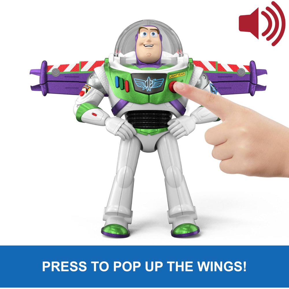 Toy Story 5 Action Figure Buzz Lightyear High-Tech Edition with Flight Mode