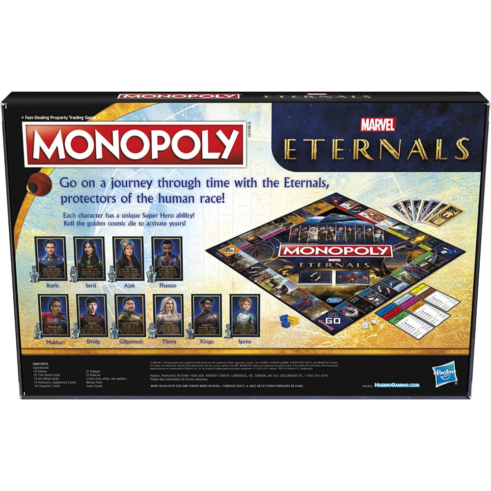 Monopoly Marvel Eternals Monopoly Marvel Eternals