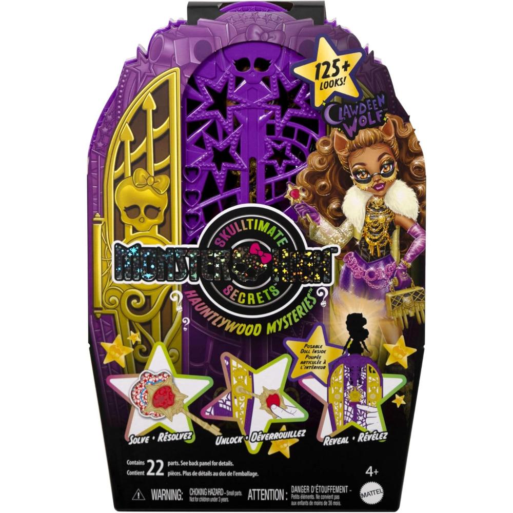 Monster High Skulltimate Secrets Hauntlywood Mysteries Doll Clawdeen Wolf