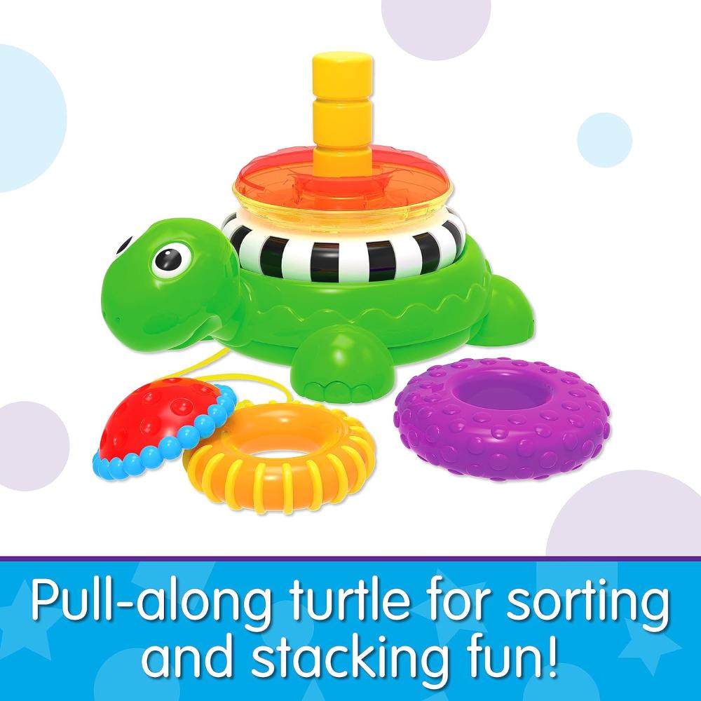 The Learning Journey Pull Along Stacking Turtle