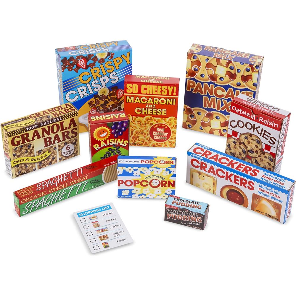 Melissa & Doug - Let's Play House! Grocery Shelf Boxes