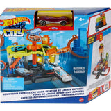 Hot Wheels City Downtown Express Car Wash Playset