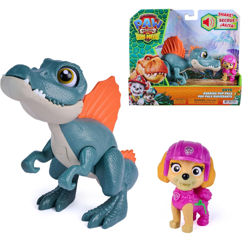 Paw Patrol The Dino Movie Roaring Pup Pals - Assorted