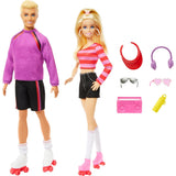 Barbie Fashionistas Set with 2 Fashion Dolls & 6 Accessories