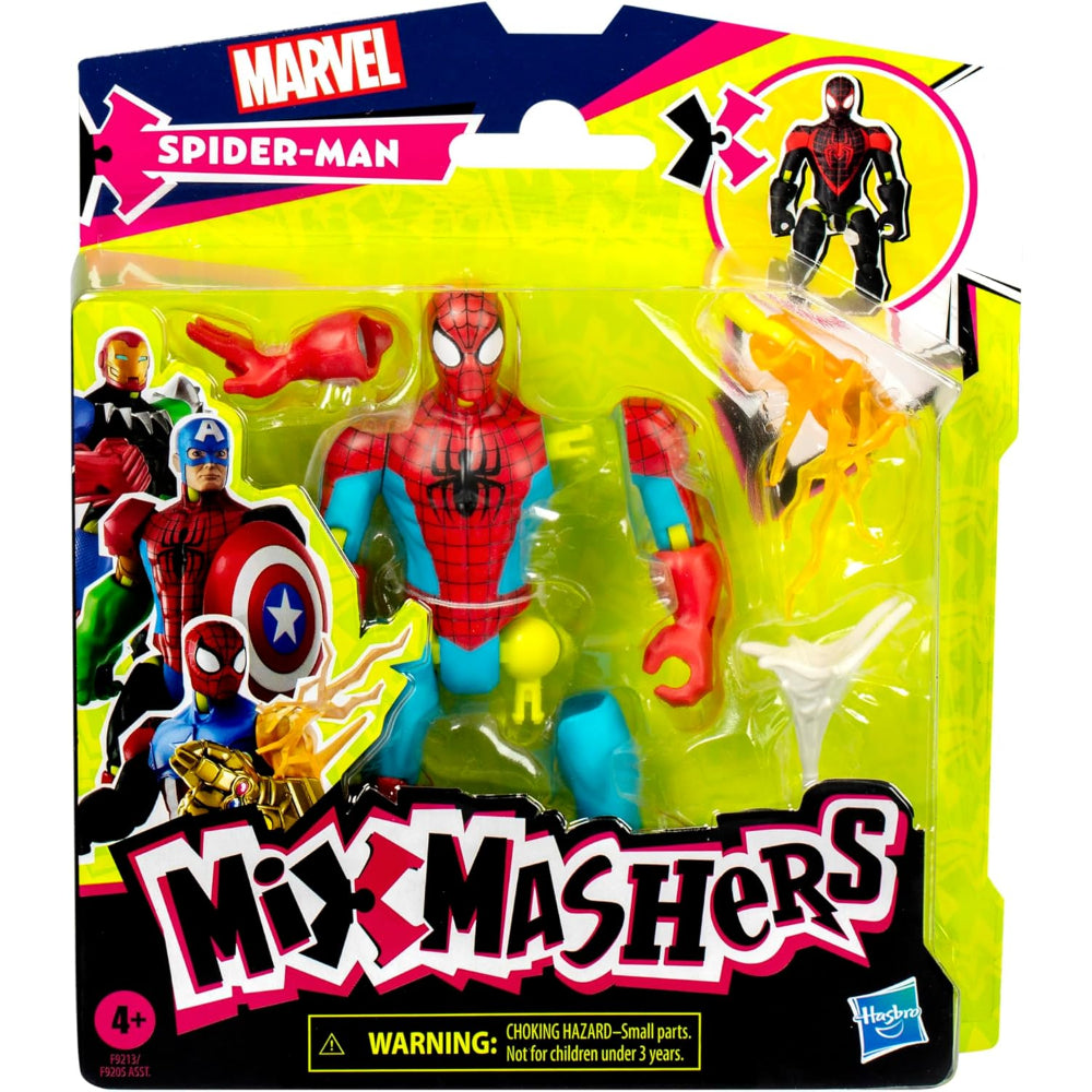 Spider-Man Marvel MixMashers Custom Mix-and-Match Action Figure & Accessories