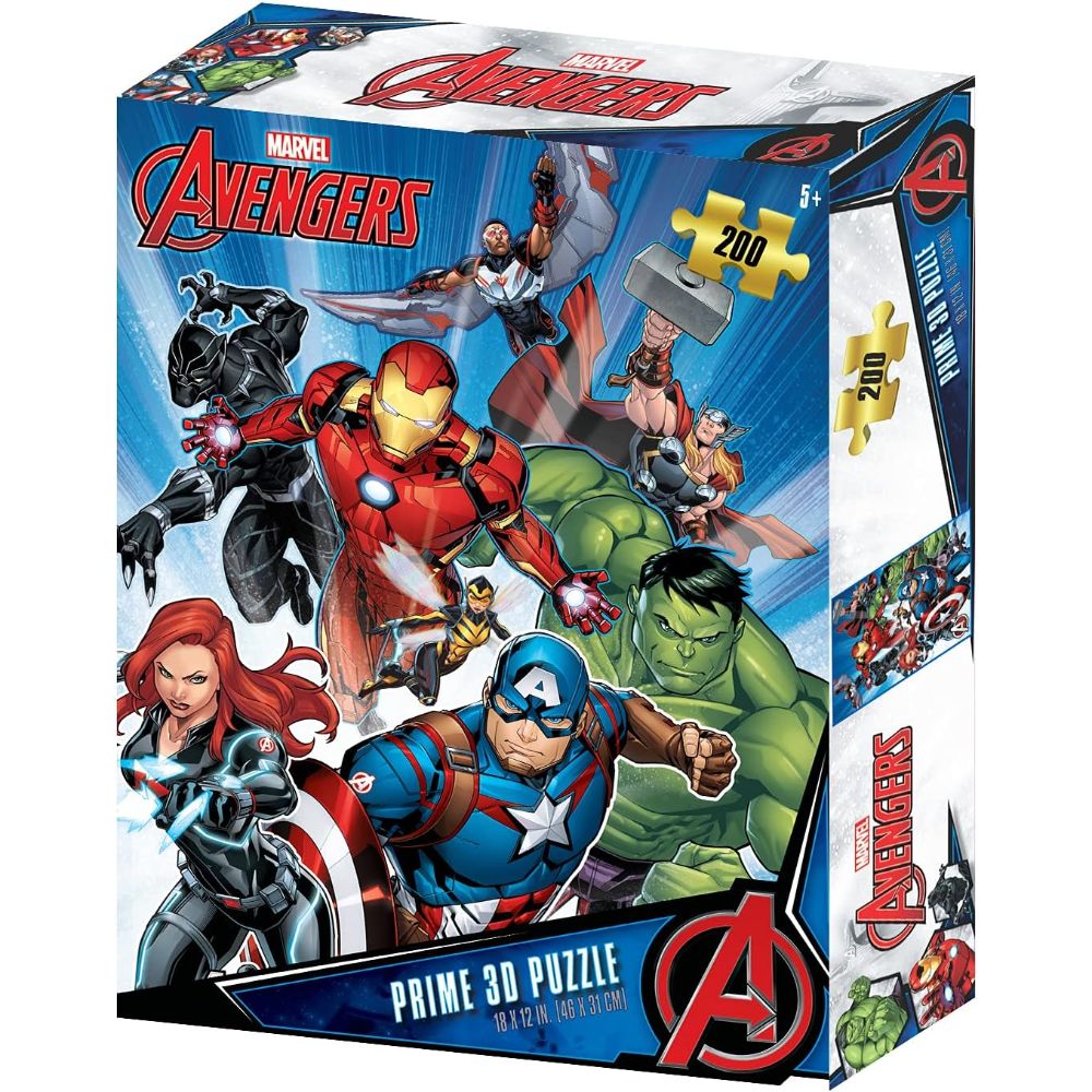 Prime 3D Marvel Avengers Puzzle 200 Pieces