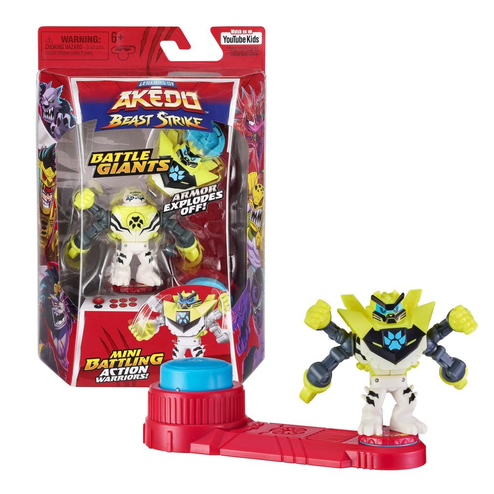 Legends Of Akedo S5 Beast Strike Battle Giants White Paw