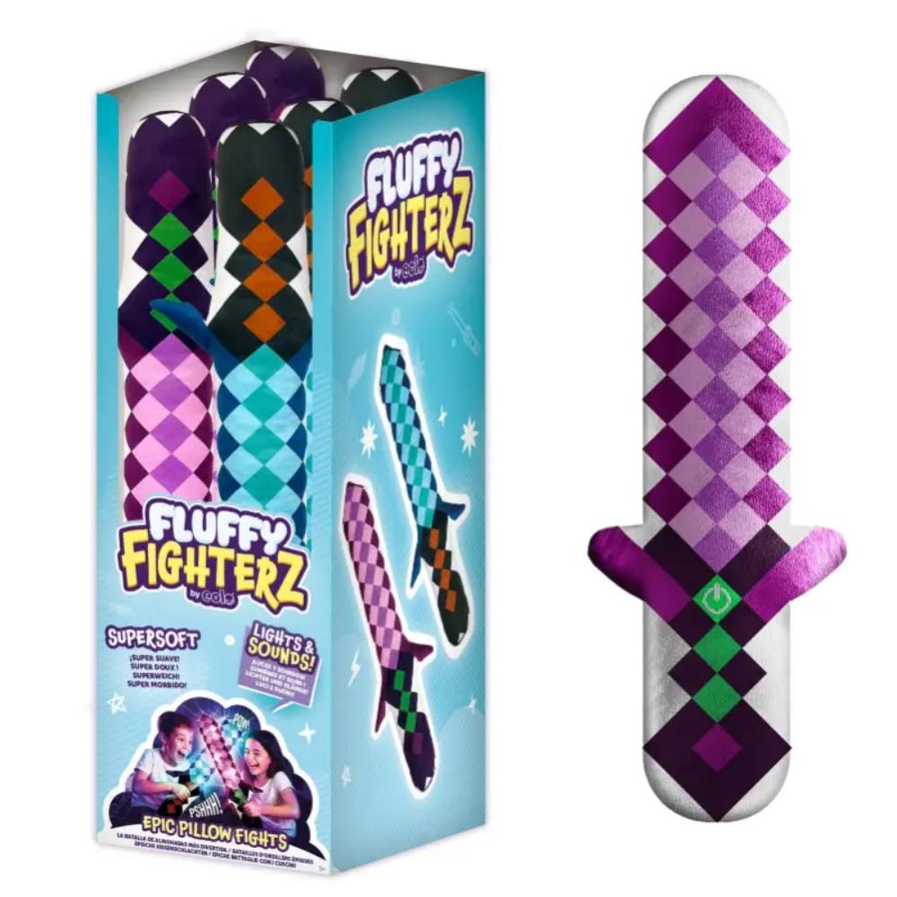 FLUFFY FIGHTERZ SWORD AST 4  VERTICAL CDU 6 PCS  PINK