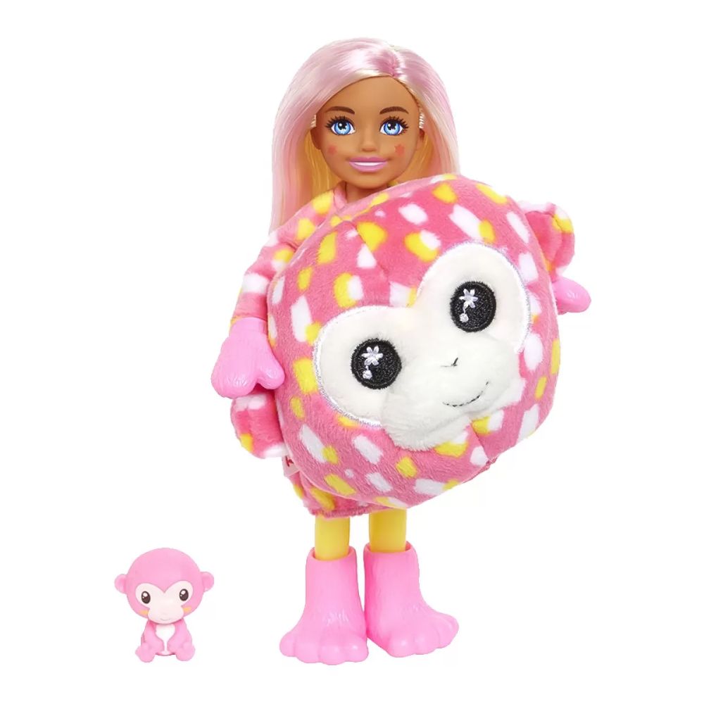 Barbie Cutie Reveal Chelsea Monkey Doll Jungle Series – Toys4me