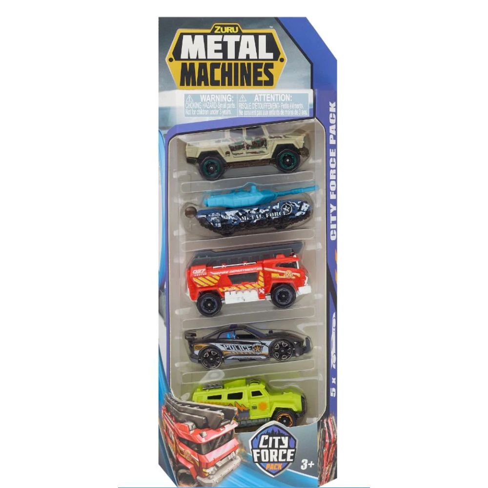 Zuru Metal Machines City Force Pack Die-Cast Cars