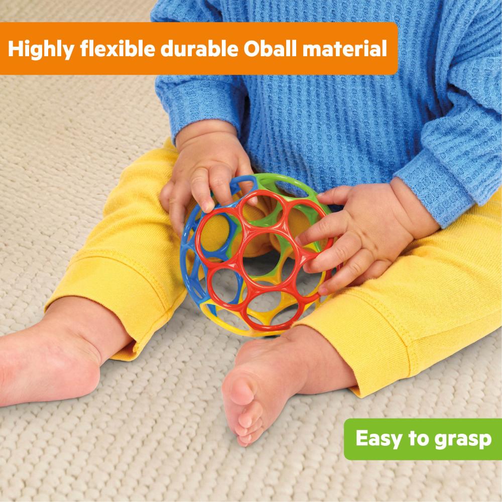 Bright Starts Oball Classic Easy Grasp Toy Bright Starts Oball Classic Easy Grasp Toy