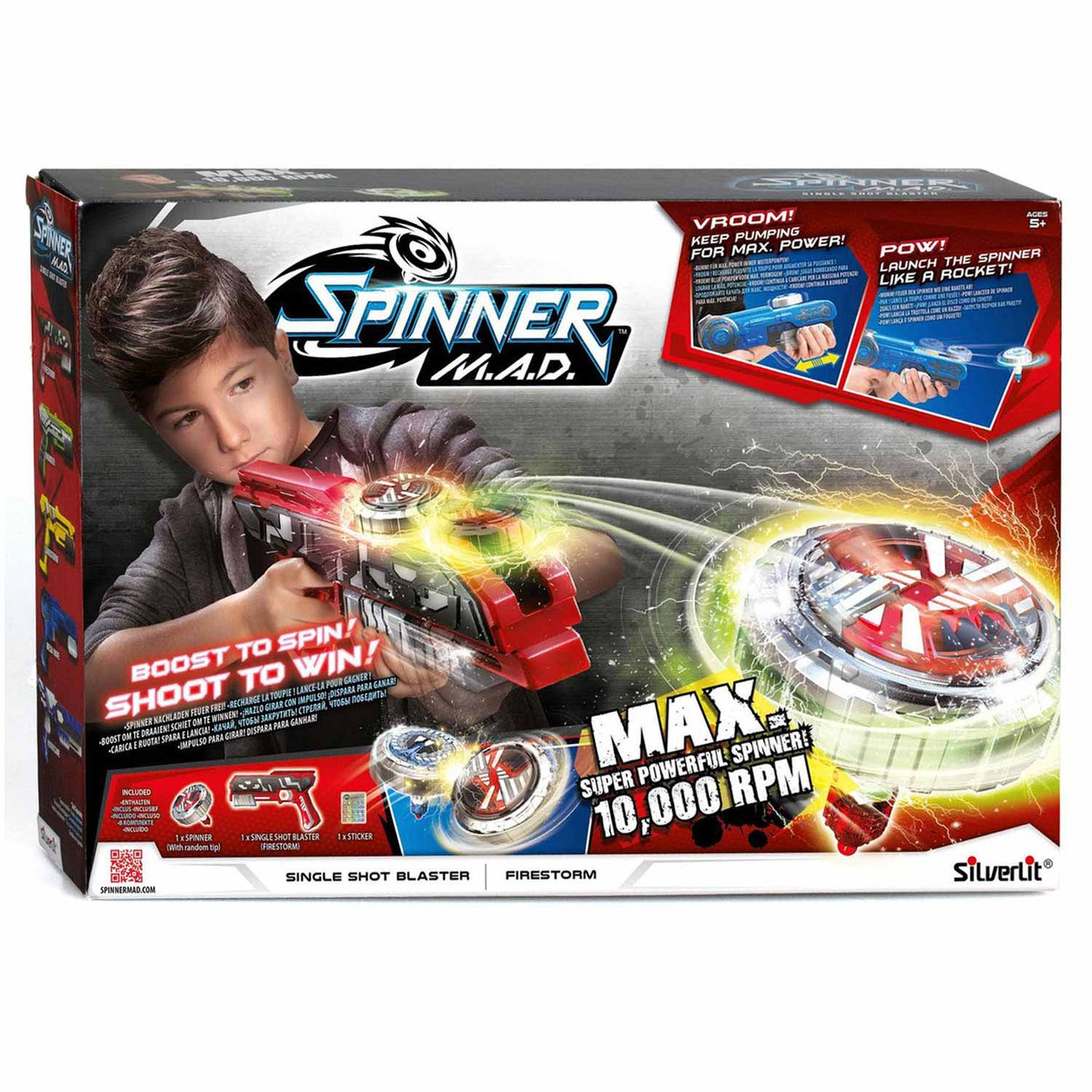 Silverlit Single Shot Blaster Firestorm Silverlit Single Shot Blaster Firestorm