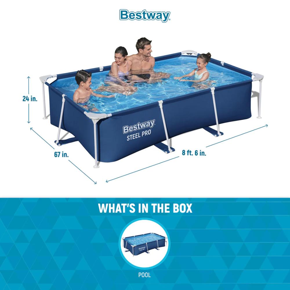 Bestway Steel Pro Swimming Pool (3m x 2m x 66cm)