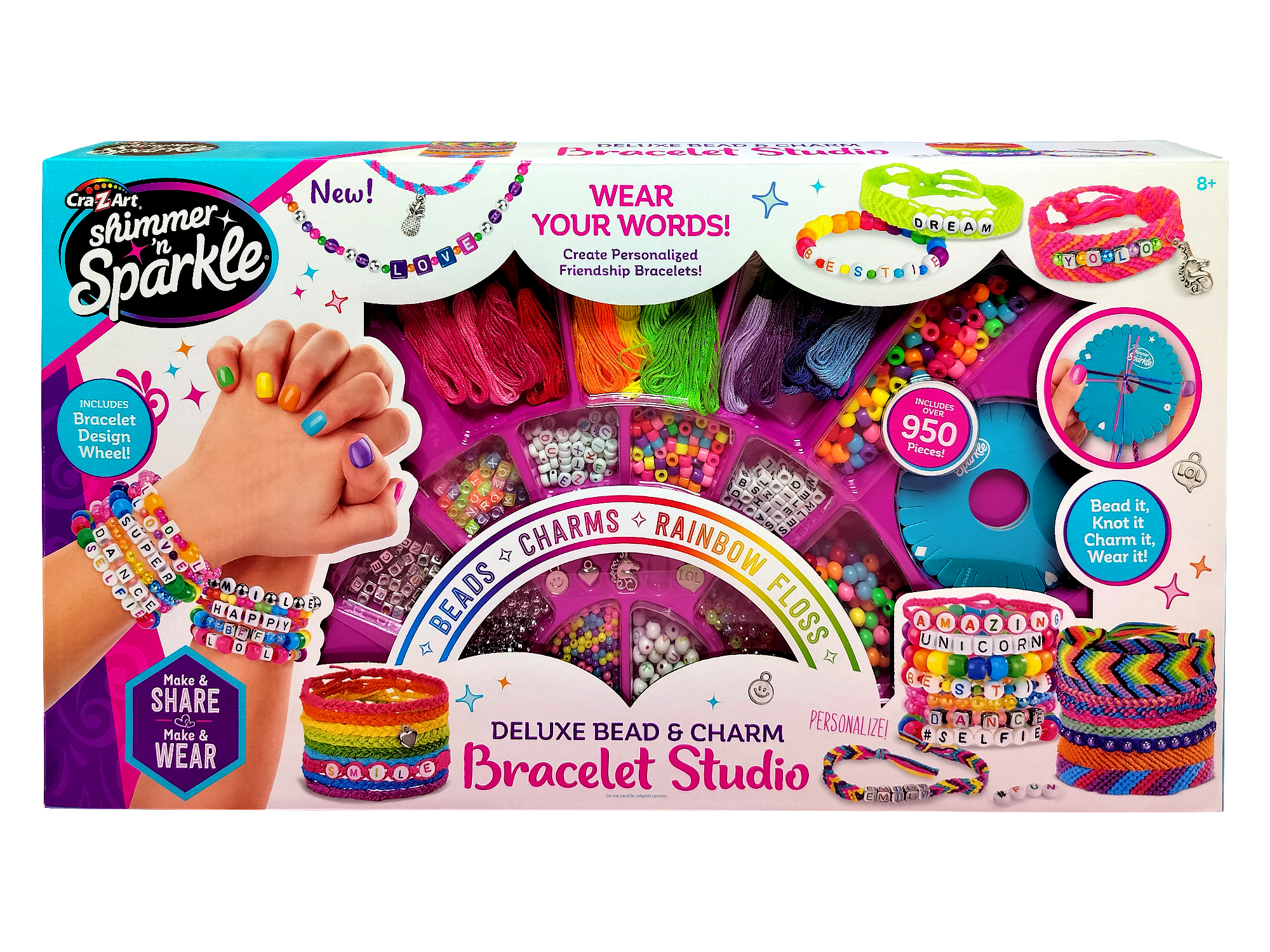 Shimmer N Sparkle Del Bead Charm Bracelet