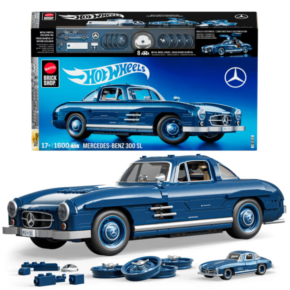Mattel Brick Shop HW Legend MercedesBenz 300 SL