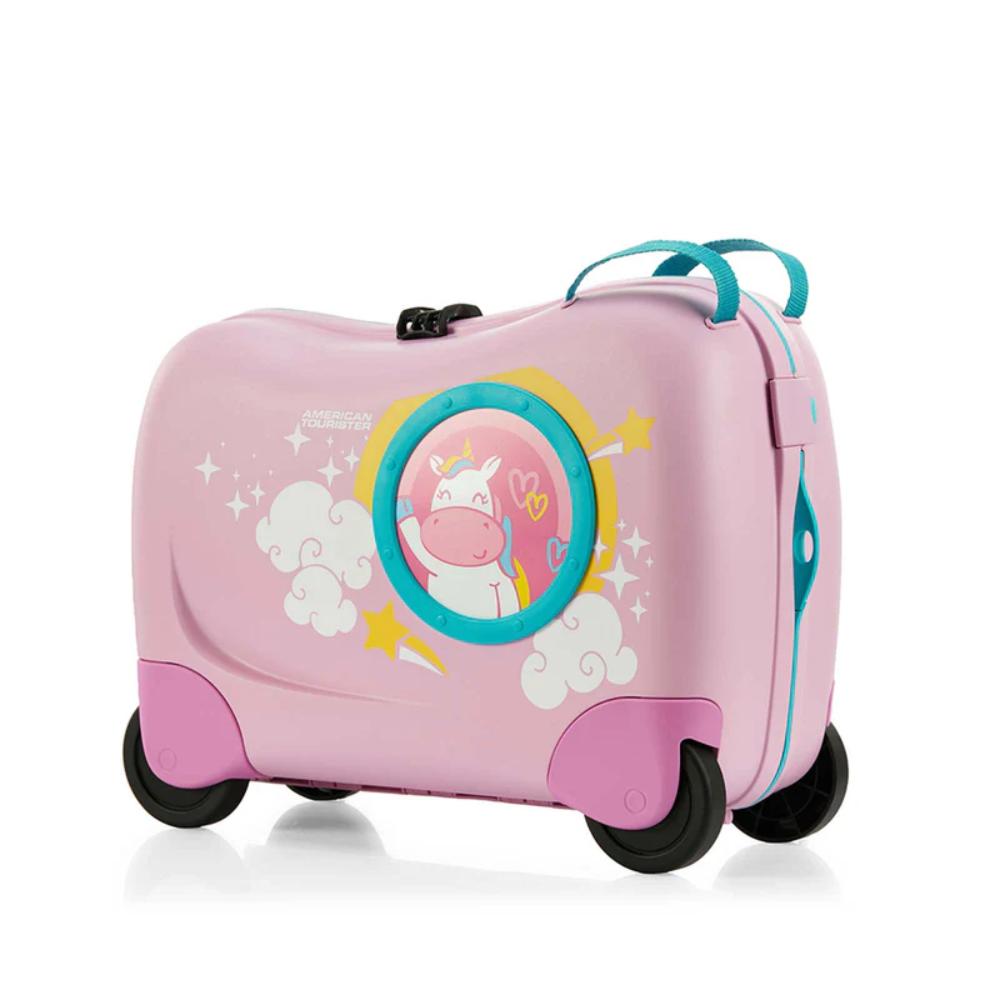 American Tourister Skittle Nxt Kids Trolley Light Pink Unicorn