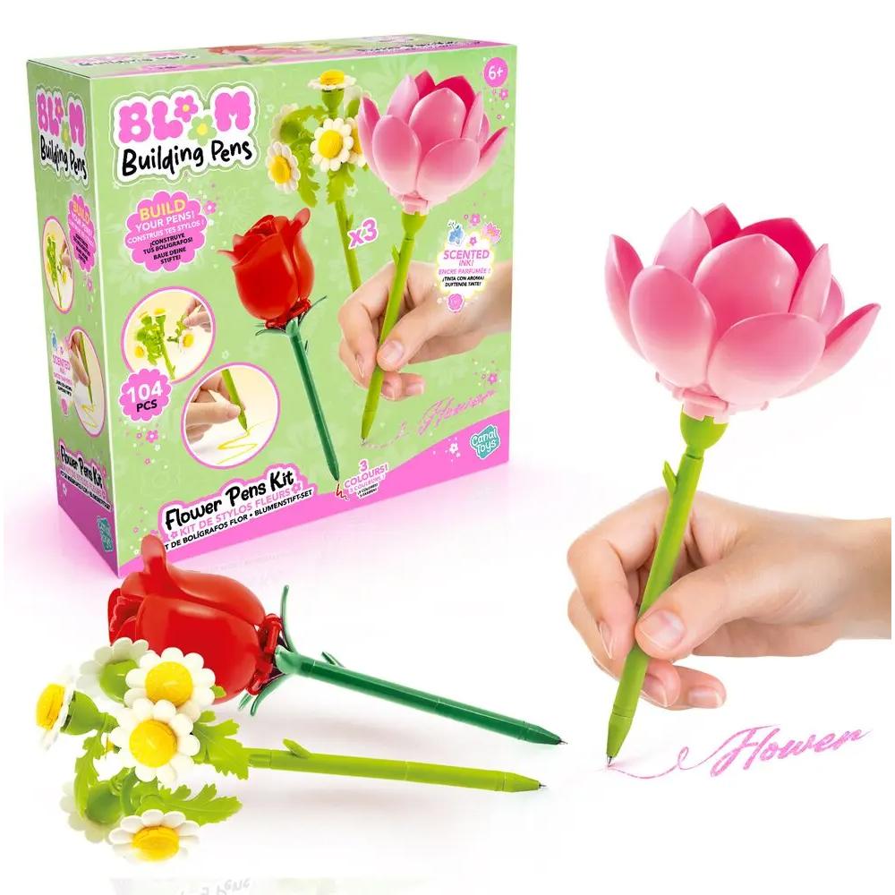 Canal Toys Flower Brick Pen - 3Pack Canal Toys Flower Brick Pen - 3Pack