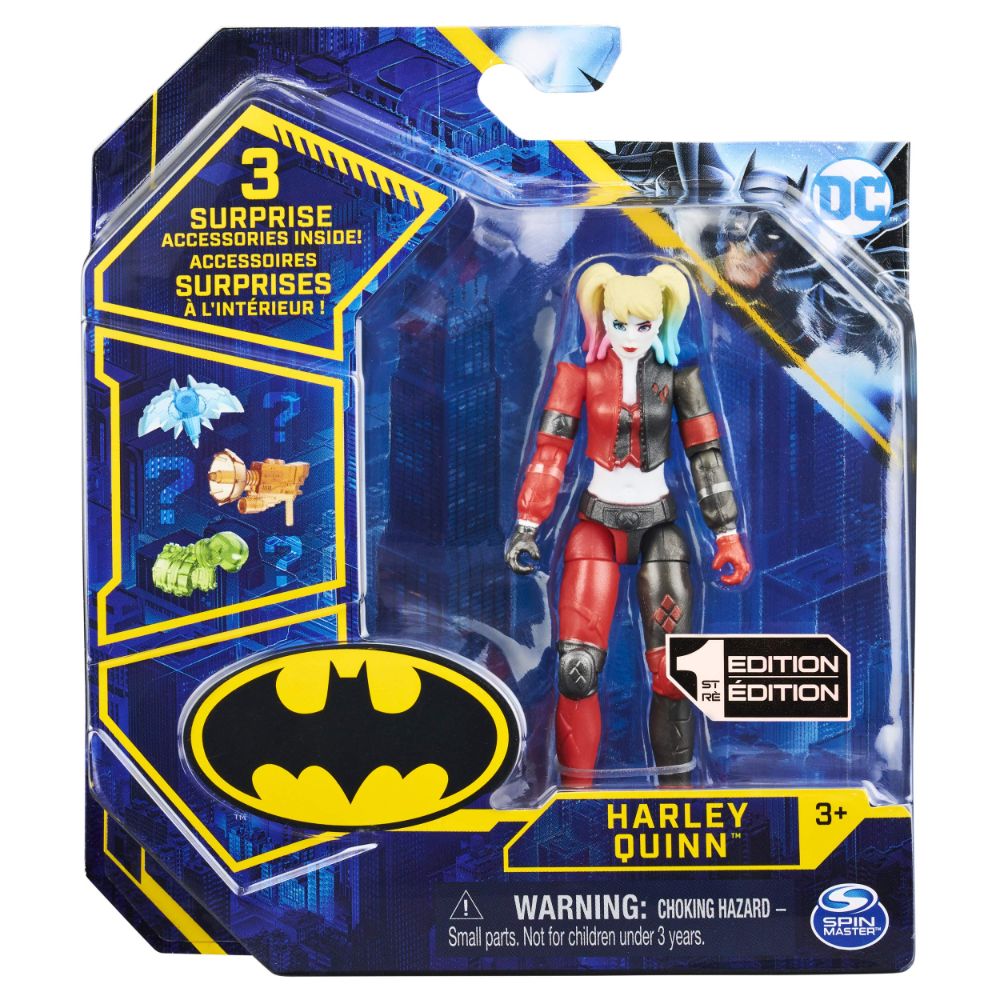 Batman 4 inch Action Figure with 3 Mystery Accessories Assorted