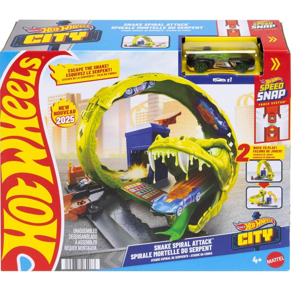 Hot Wheels City Nemesis Snake Strike Attack