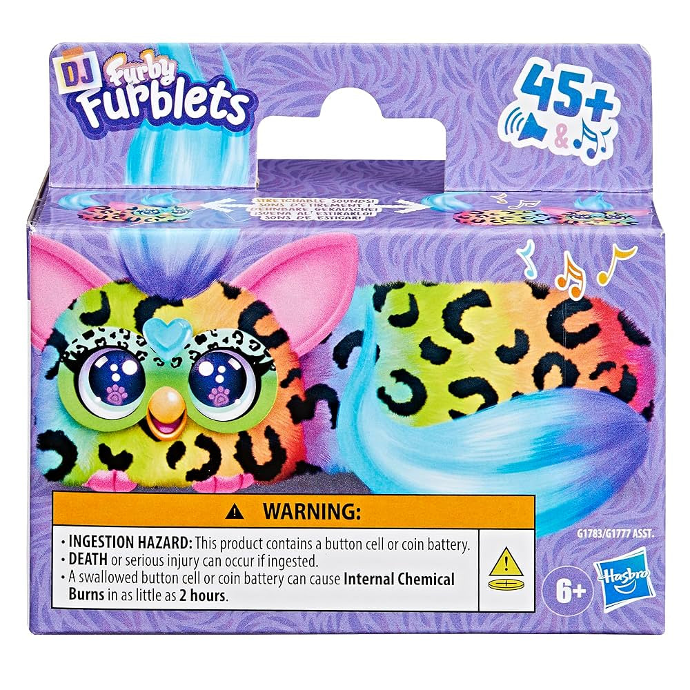 Furby DJ Furblets Rain-Bow-Kat Mini Furby DJ Furblets Rain-Bow-Kat Mini
